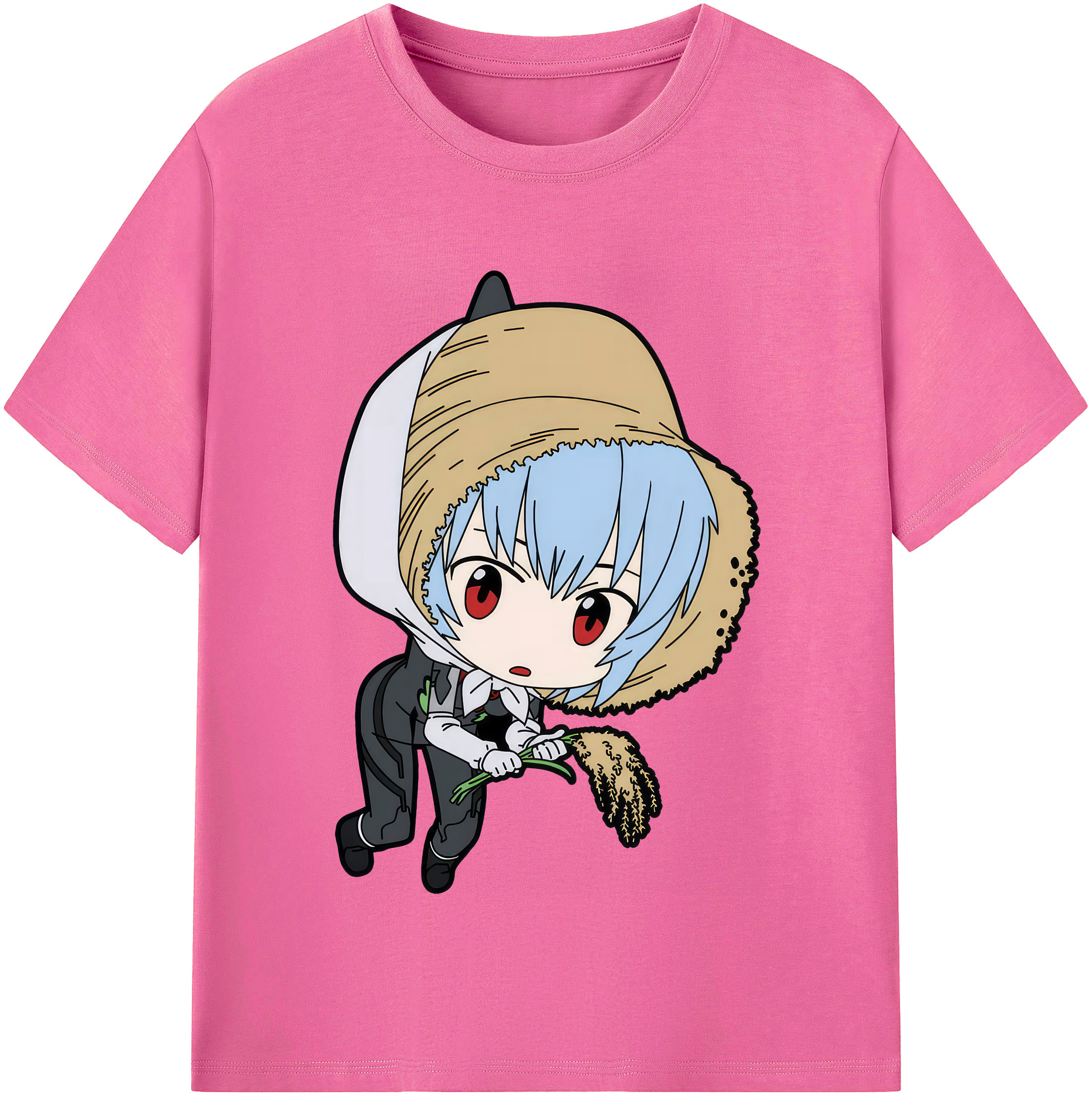 （画像用） EVA 新世紀エヴァンゲリオン レディースカジュアルプリントTシャツ（綿100％）